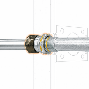 Conversions Tech Electrical > Conduit Fittings > EMT Connectors 2 in. EMT to Rigid/IMC Compression Connector, Steel | UL 514B | ERC-200