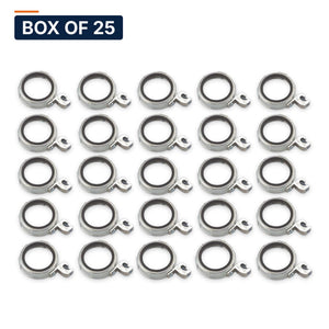 Conversions Tech Box of 25 ($6.32 ea) 2 in. Insulated Grounding Bushing, Die-Cast Zinc | UL 514B | 3114-0002