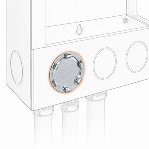 Conversions Tech 2 in. Knockout Seal, Pre-Galvanized Steel | KOS-200