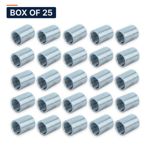 Conversions Tech Electrical > Conduit Fittings > EMT Couplings Box of 25 ($2.68 ea) 2 in. Rigid Conduit Coupling, Threaded, Steel | UL 514B | 0329