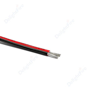 Conversions Tech red black / 16AWG / 100m-328ft 2 PIN Electrical Wire Tinned Copper PVC Insulated Red Black Cable For Single Color LED Strip Light Extension Wire 18/26/28 AWG