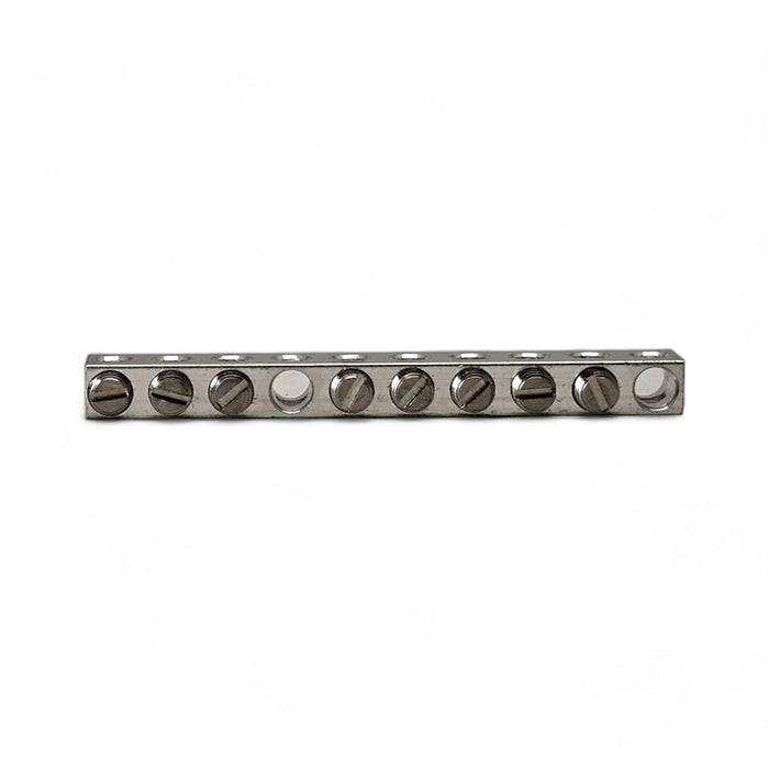 Aluminum 8 Hole Neutral Bar - UL Certified