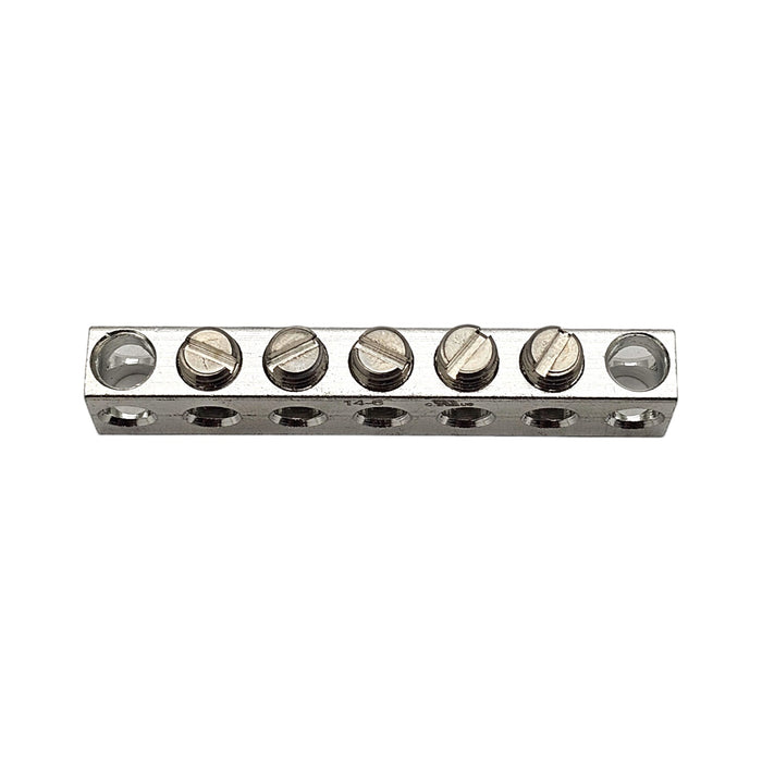 Aluminum 5 Hole Neutral Bar - UL Certified