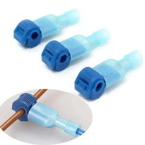 Conversions Tech Blue / 20pcs-10 sets 20pcs/40Pcs Quick Electrical Cable Connectors Snap Splice Lock Wire Terminals Crimp electric motorcycles  ham radio