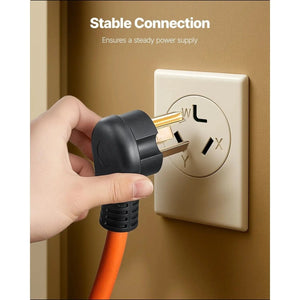 Conversions Tech Default 25 ft Dryer Extension Cord NEMA 10-30P to 10-30R 30A 3-Prong Dryer Cord Power Cords & Extension Cords