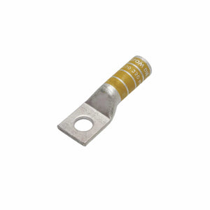 Conversions Tech Electrical > Connectors > Compression Lugs 250 MCM Copper Compression Lug, 1-Hole, Long Barrel, 5/16" Stud | 210-98074A