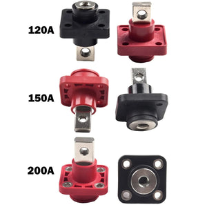 Conversions Tech 2PCS 200A High Current Energy Storage Terminal Battery Connector Terminal Block Electrical Appliance Replacement Accessories