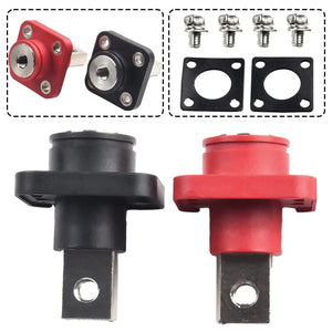 Conversions Tech 2PCS 200A High Current Energy Storage Terminal Battery Connector Terminal Block Electrical Appliance Replacement Accessories