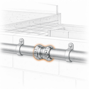 Conversions Tech Electrical > Conduit Fittings > EMT Couplings 3/4 in. EMT Compression Coupling, Steel | UL 514B | 3105-0034