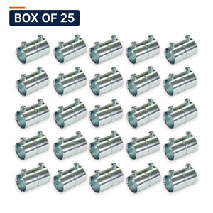 Conversions Tech Electrical > Conduit Fittings > EMT Couplings Box of 25 ($0.44 ea) 3/4 in. EMT Set-Screw Coupling, Die-Cast Zinc | UL 514B | 3109-0034