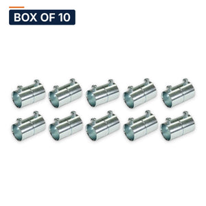 Conversions Tech Electrical > Conduit Fittings > EMT Couplings Box of 10 ($0.44 ea) 3/4 in. EMT Set-Screw Coupling, Die-Cast Zinc | UL 514B | 3109-0034