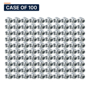 Conversions Tech Electrical > Conduit Fittings > EMT Connectors Case of 100 ($1.93 ea) 3/4 in. EMT Squeeze Connector, Die-Cast Zinc | UL 514B | 3119-0034
