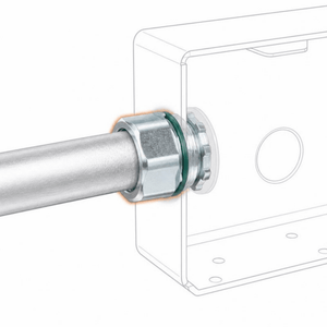 Conversions Tech Electrical > Connectors 3/4 in. Rigid Compression Connector, Threadless, Steel | UL 514B | RT-75