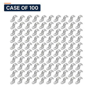 Conversions Tech Electrical > Conduit Fittings > Straps & Hangers Case of 100 ($0.33 ea) 3/4 in. Rigid One-Hole Strap, Malleable Iron, Malleable Iron | MST-075