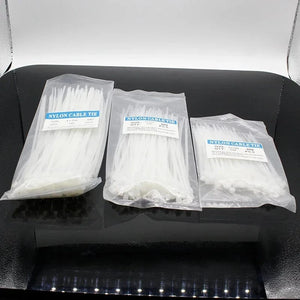 Conversions Tech 300 Pcs Nylon Cable Self-locking Plastic Wire Zip Ties Set 3*100 3*150 4*200 MRO & Industrial Supply Fasteners & Hardware Cable