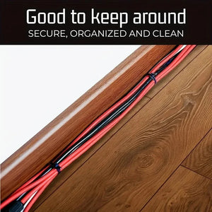 Conversions Tech 300pcs  Polyester Zip Ties 4.0/6.0/8.0inch Self Locking Quick Release Straps for Secure Zipper Tie Fixing Bundling Cable Ties