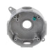 Conversions Technology weatherproof boxes 4 in Round Metallic Weatherproof Box with (5) 3/4 in. Holes, Gray