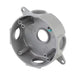 Conversions Technology weatherproof boxes 4 in Round Metallic Weatherproof Box with (5) 3/4 in. Holes, Gray