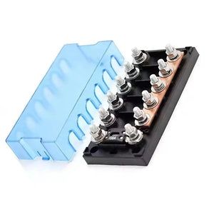 Conversions Tech 32 V / 40-500A 48V 100A ANM MEGA Inline Fuse Holder Bolt-Down Studs 6Way Fuse Box for Boat RV Auto
