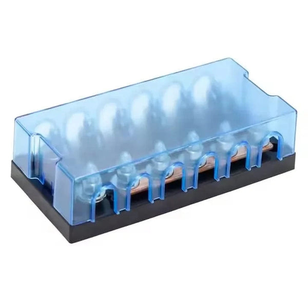 Conversions Tech 32 V / 40-500A 48V 100A ANM MEGA Inline Fuse Holder Bolt-Down Studs 6Way Fuse Box for Boat RV Auto