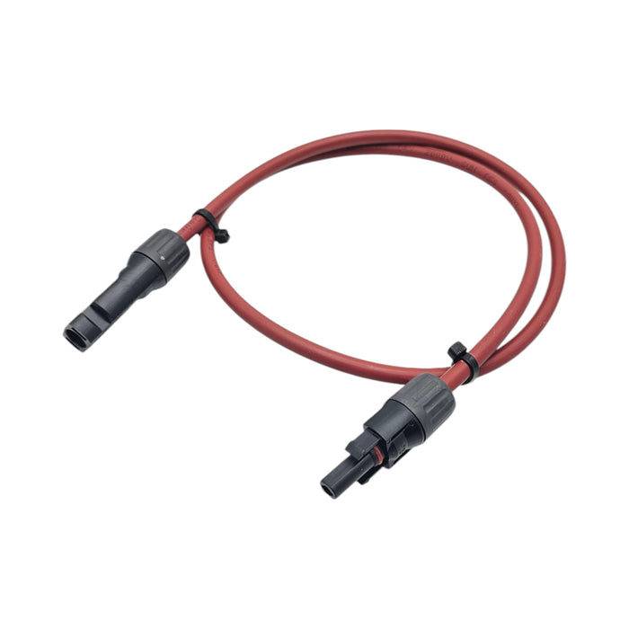 3ft MC4 Jumper 10 AWG Cable | Red