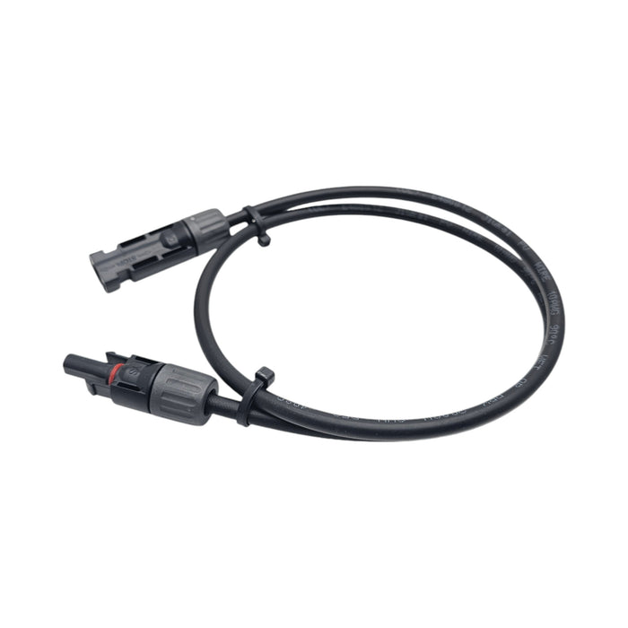 3ft MC4 Jumper 10 AWG Cable | Black