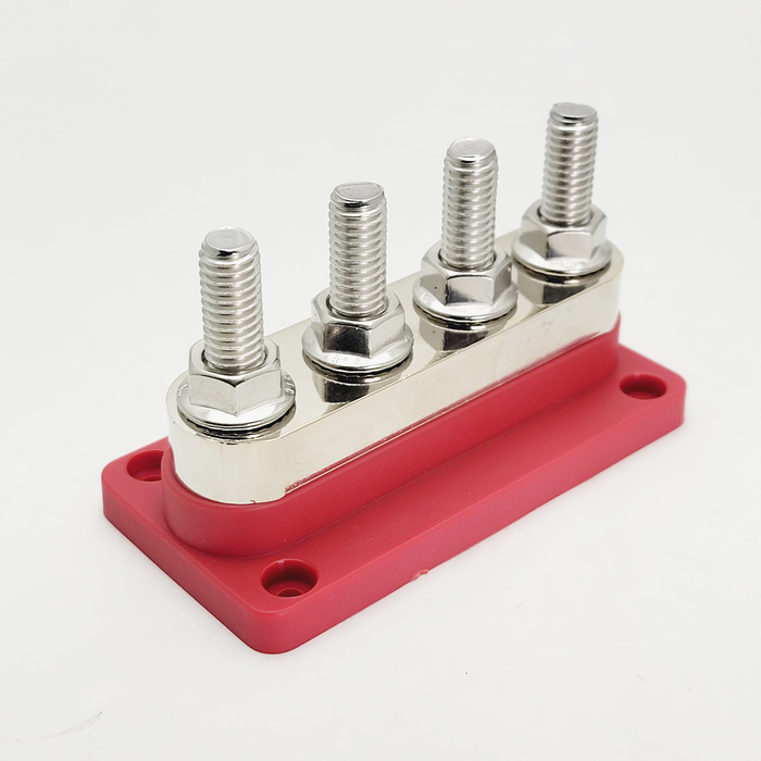 PowerBar 600A BusBar - Four 3/8"-16 Studs