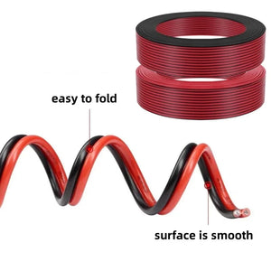 Conversions Tech 5/10/20/30m 2pin 22 AWG UL2468 2*0.5mm Extension Cable use for 12v 24v LED Strip Tape String Connect Electric Wire
