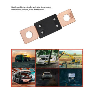 Conversions Tech 【5-1PCS】For MEGA Fuse 30A 40A 50A 60A 70A 80A 100A 120A - 500A 70V For 48V Systems Car Fuse Tools Accessories Superior Quality