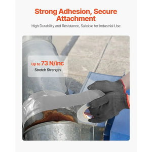 Conversions Tech 5 pcs 5-Pack Duct Tape Heavy Duty 2 in x 30 Yards Waterproof Indoor Outdoor Repair