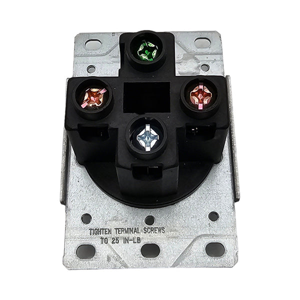 Conversions Technology Hardware > Power & Electrical Supplies > Power Outlets & Sockets 50 Amp 125/250V, NEMA 14-50R Flush Mount Power Outlet, EV and Dryer Outlet Grounding, Black