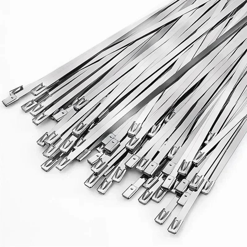 50 PCS/pack 4.6mmx300mm self-locking 304 stainless steel zip ties high