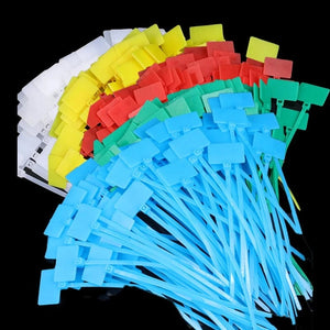 Conversions Tech Mixed / 100Pcs 500-100Pcs Self-locking Zip Ties Nylon Cable Tie Plastic Loop Ties Markers Tag Cable Management Colorful Waterproof Loop Straps