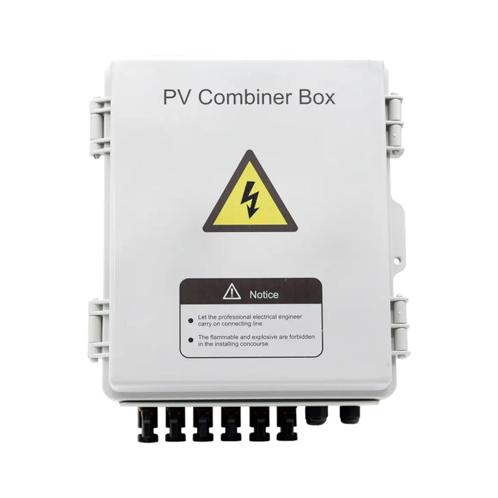 IP65 Rated 6 in 1 out 6 600V 1000V DC Solar PV Combiner Box