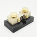 Conversions Technology Shunt 500A 50mV Mounted Copper Current Measure Brass DC Shunt Resistor With Base
