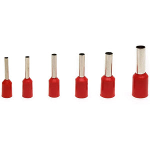 Conversions Tech 500PCs 500Pcs Wire Ferrules Kit, Wire Terminal Ferrules Crimp Connector, Insulated Cord Pin End Terminal E0508/E7508/E1008/E1508/E2508