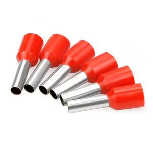 Conversions Tech 500PCs 500Pcs Wire Ferrules Kit, Wire Terminal Ferrules Crimp Connector, Insulated Cord Pin End Terminal E0508/E7508/E1008/E1508/E2508