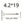 Conversions Tech 4.2x19 50pcs 50PCS #8 M4.2 410 Sheet Metal Self-Tapping Screws 410 Stainless Steel Flat Head High-Strength Quick Self-Drilling Screws