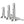 Conversions Tech 50PCS #8 M4.2 410 Sheet Metal Self-Tapping Screws 410 Stainless Steel Flat Head High-Strength Quick Self-Drilling Screws