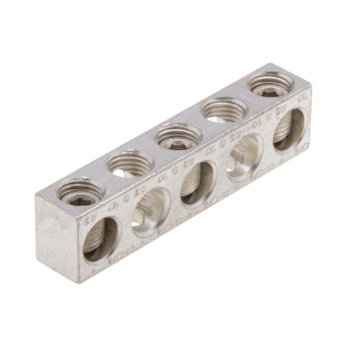 Aluminum 5 Hole Neutral Bar 14-4 STR