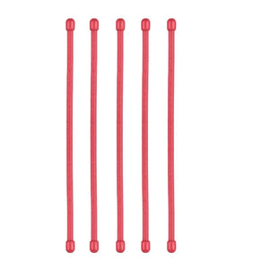 Conversions Tech A / 6inch 5PCS Silicone Zip Ties, Steel Core Silicone Twisted Ties, Reusable Rubber Twisted Ties, Cable Ties For Organizing