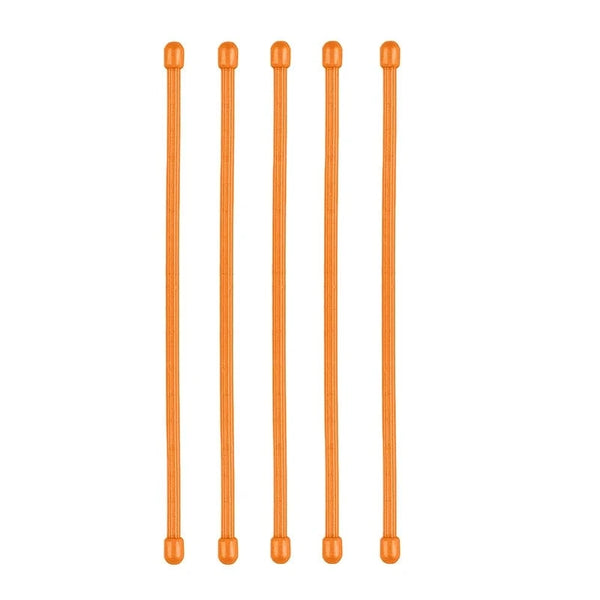 Conversions Tech E / 32inch 5PCS Silicone Zip Ties, Steel Core Silicone Twisted Ties, Reusable Rubber Twisted Ties, Cable Ties For Organizing