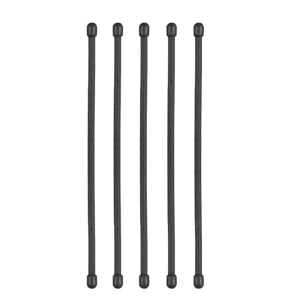 Conversions Tech D / 24inch 5PCS Silicone Zip Ties, Steel Core Silicone Twisted Ties, Reusable Rubber Twisted Ties, Cable Ties For Organizing