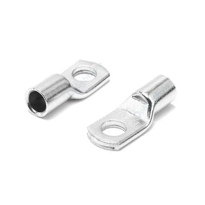 Conversions Tech 6/8/10mm Wire Terminals Tinned Copper Lugs Ring Crimp Terminal Battery Wire Welding Cable Connectors Kit For 10 8 6 4 AWG Cable
