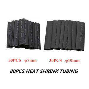 Conversions Tech 60/240PCS Ring Terminal Cable Shoes Lugs 35mm2 Tinned Copper Lug Wire Eye Connectors Bare 60 Terminals Lugs Wire Copper Kit