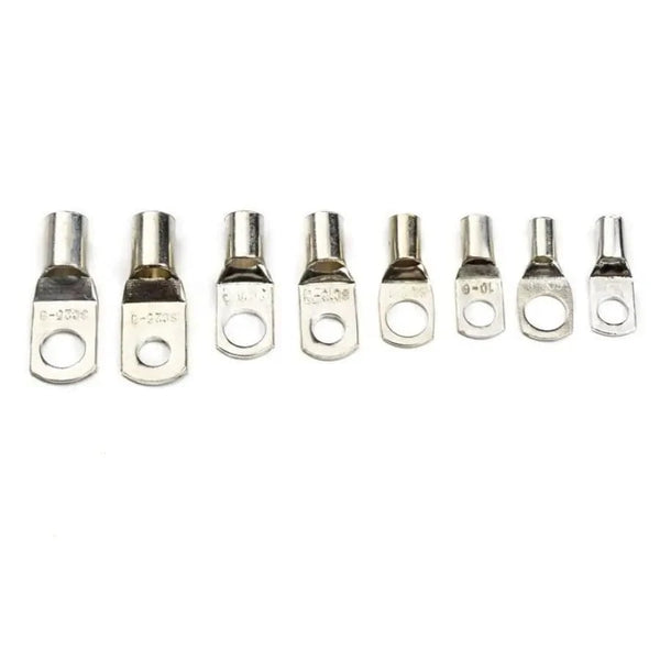 Conversions Tech 60PCS SC Tinned Copper Lug Ring Wire Connectors Bare Cable Terminal