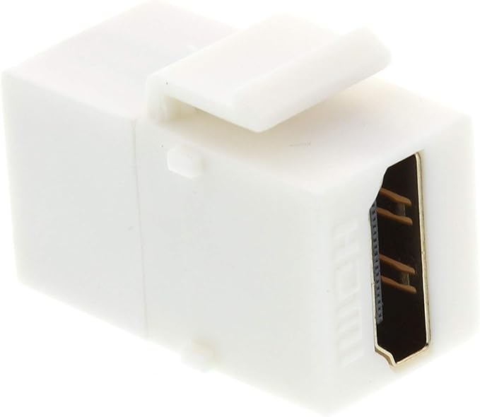 Keystone Insert  |  HDMI  |  Coupler Jack,  White