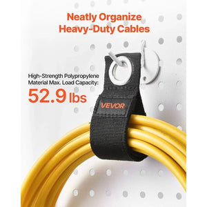 Conversions Tech Default 8-Pack Extension Cord Holder 3-Size Heavy-Duty Cord Organizer 8/9.45/12 Inches