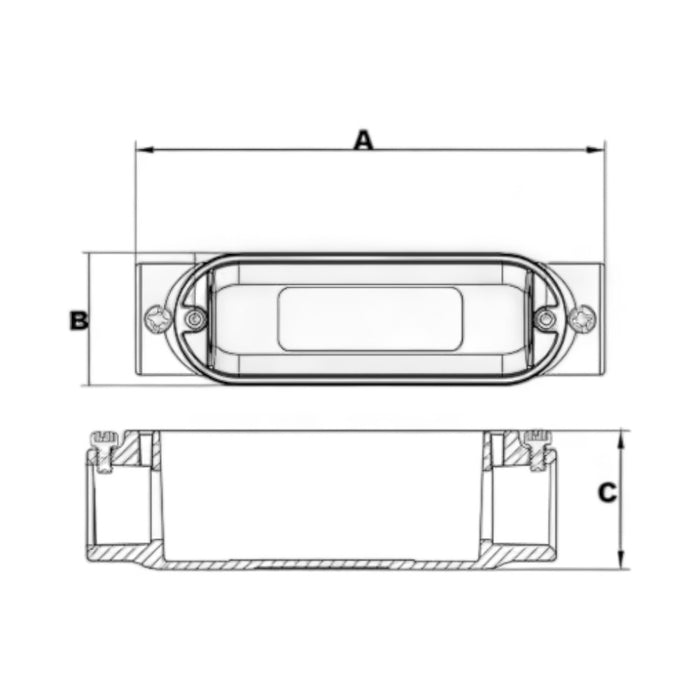 Rigid Conduit Body C Series  1/2" UL Threaded