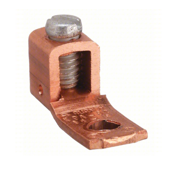 Mechanical Connector: 1 Conductors, Copper, #10 Stud Size, 14 AWG – 3/0 STR AWG